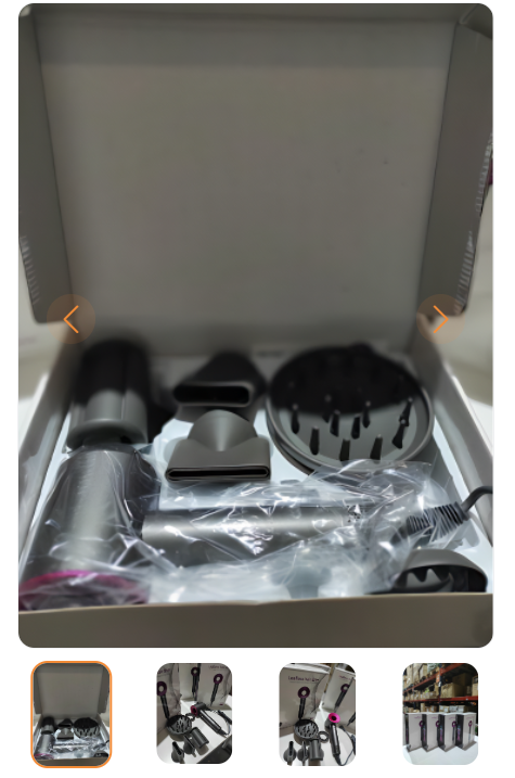 Ionic hair dryer & collagen repair oil