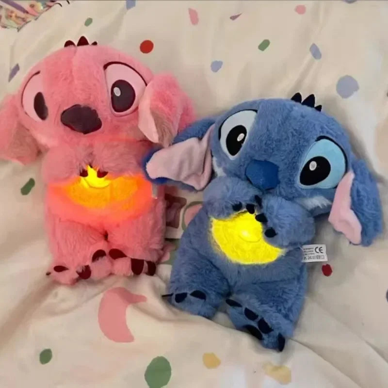 Stitch con Música Suave Calmante con Luz Respiratoria y Bolsa de Aire