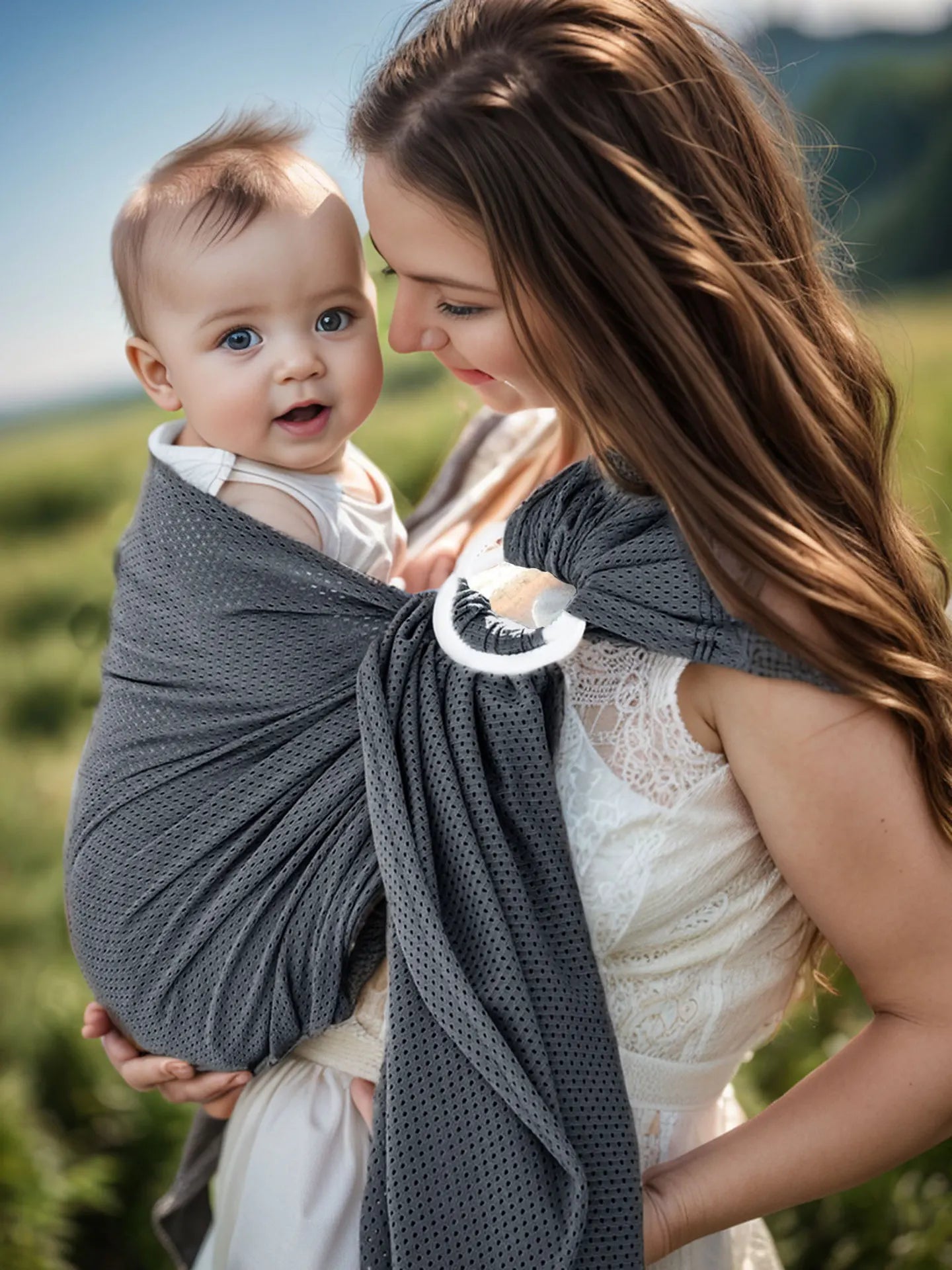 Baby Back Scarf Mesh Breathable