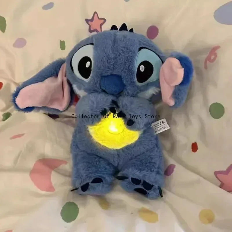 Stitch con Música Suave Calmante con Luz Respiratoria y Bolsa de Aire